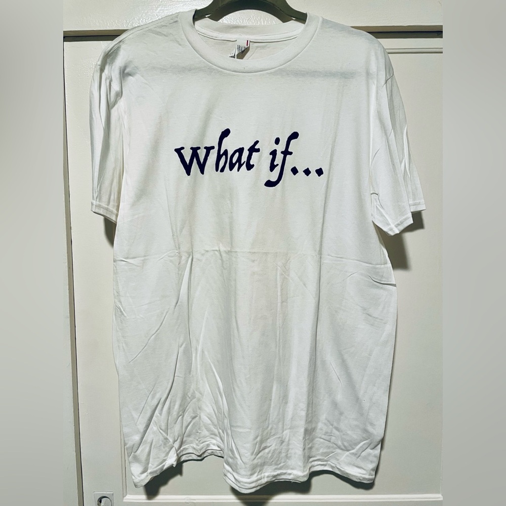 White What If… Mens T-Shirt! 🤍